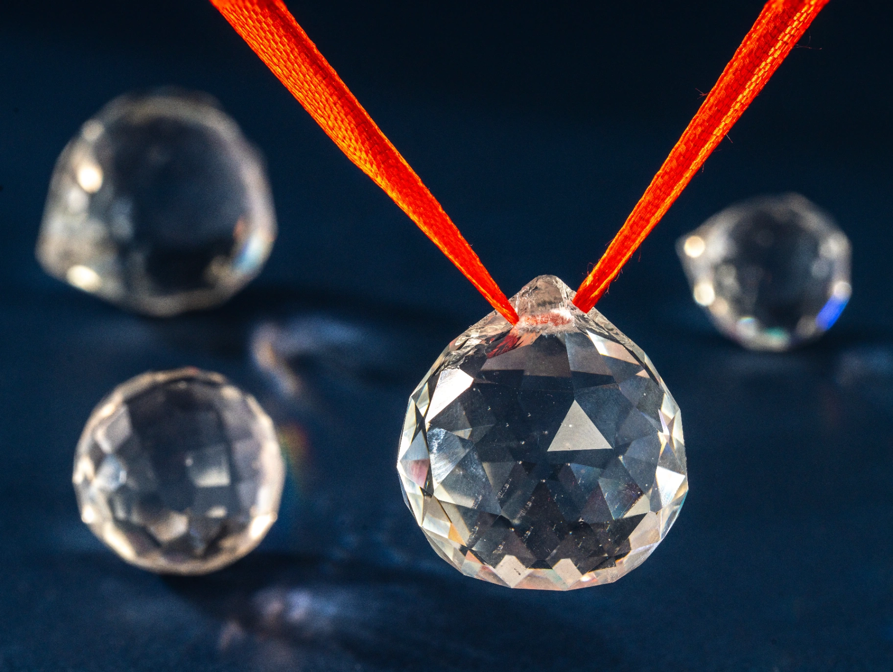 Energized Pure Aura Clear Crystal Ball Set